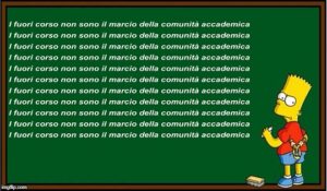 L’eterno svantaggio dei fuori-corso