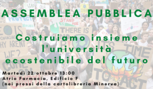 Un’università ecosostenibile per il futuro!: all’unisa l’assemblea pubblica sull’ambiente