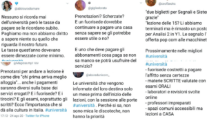 Università in tendenza solo su twitter