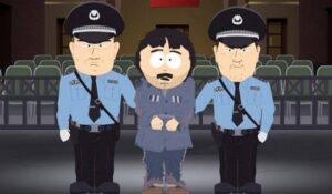 South Park bandito dalla Cina