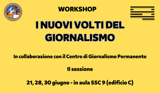 Workshop giornalistico: seconda sessione